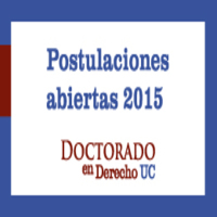 Inicio proceso de postulación al programa de Doctorado en Derecho UC