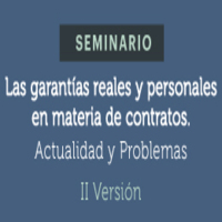 Seminario Las garantías reales y personales en materia de contratos. Actualidad y problemas