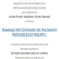 Ceremonia de homenaje al profesor Julio Philippi I. por centenario de su nacimiento