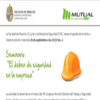 Seminario “El deber de Seguridad en la Empresa”