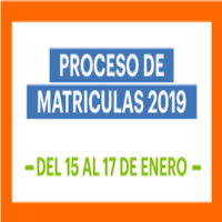 Proceso de Matrículas 2019