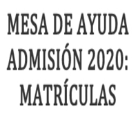 Proceso de matrícula 2020