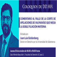 Coloquios de DD.HH.: Comentario al fallo de la Corte de Apelaciones de Valparaíso que niega la doble filiación materna